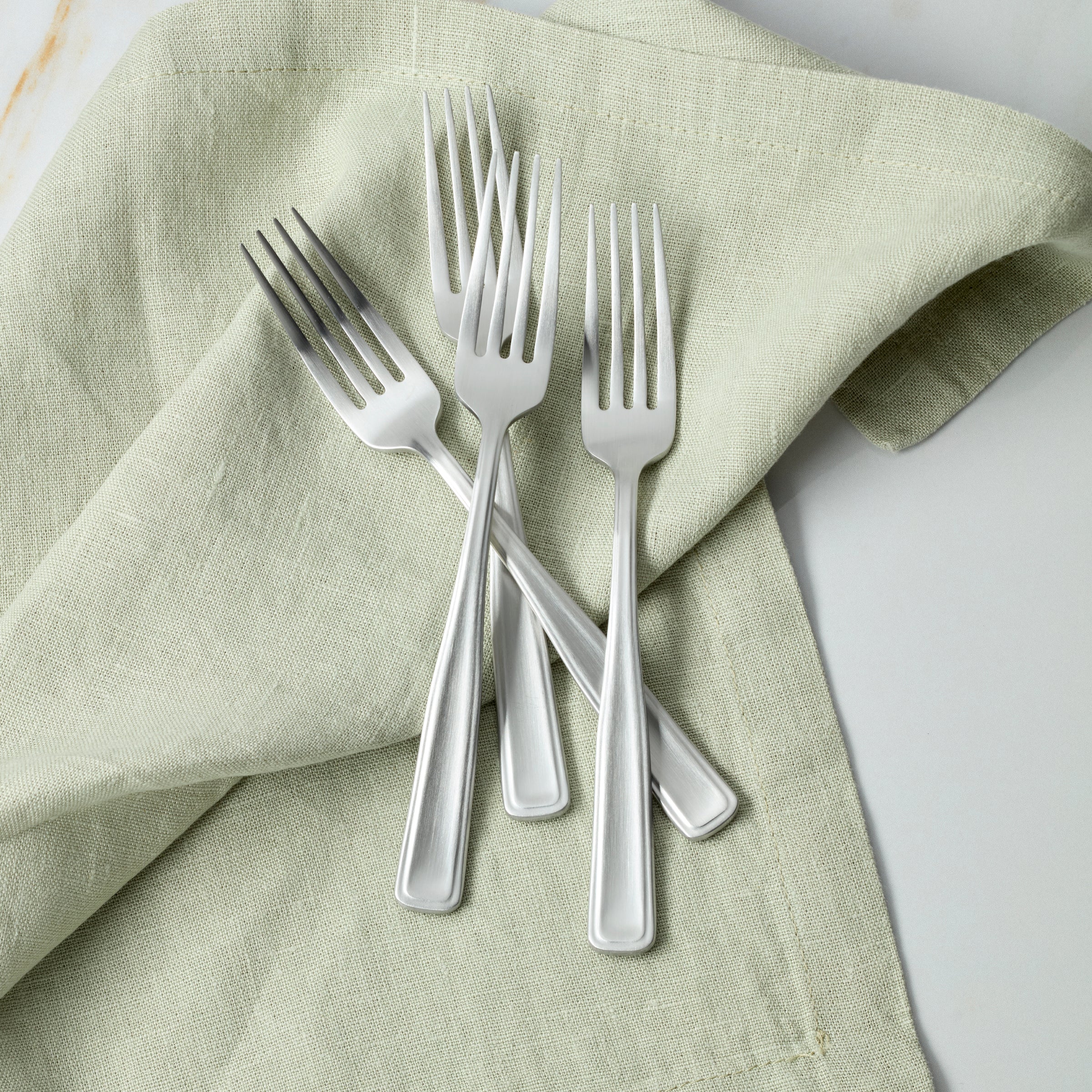 Lenox Fine Lenox Fine Reid Satin Salad Forks, Set of 4 - Image 2