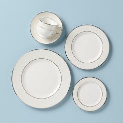 Lenox Fine Lenox Fine Opal Innocence Stripe 5-Piece Place Setting