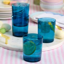 Alternative view of Lenox Fine Lenox Fine Bunny Hop Stackable Blue Tall Glasses, Set of 6