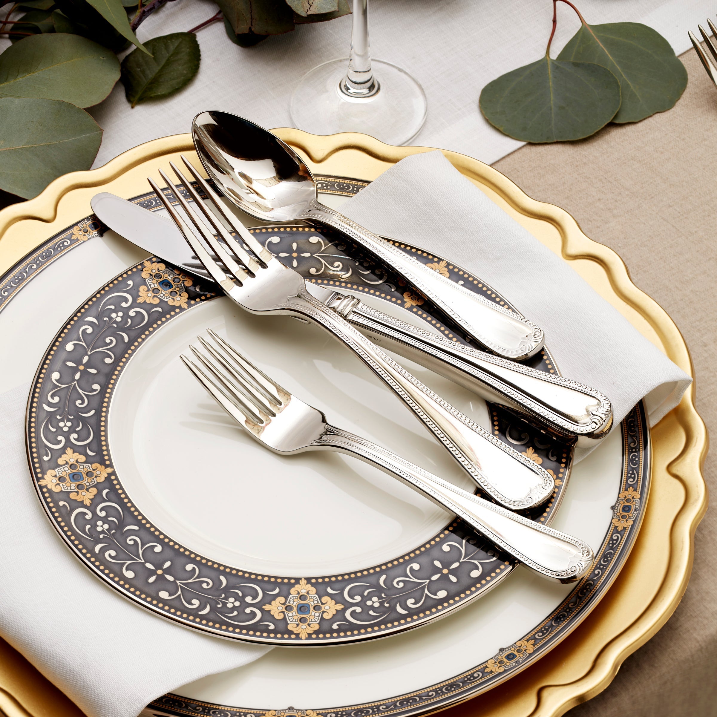 Lenox Fine Lenox Fine Vintage Jewel 20-Piece Flatware Set - Image 3