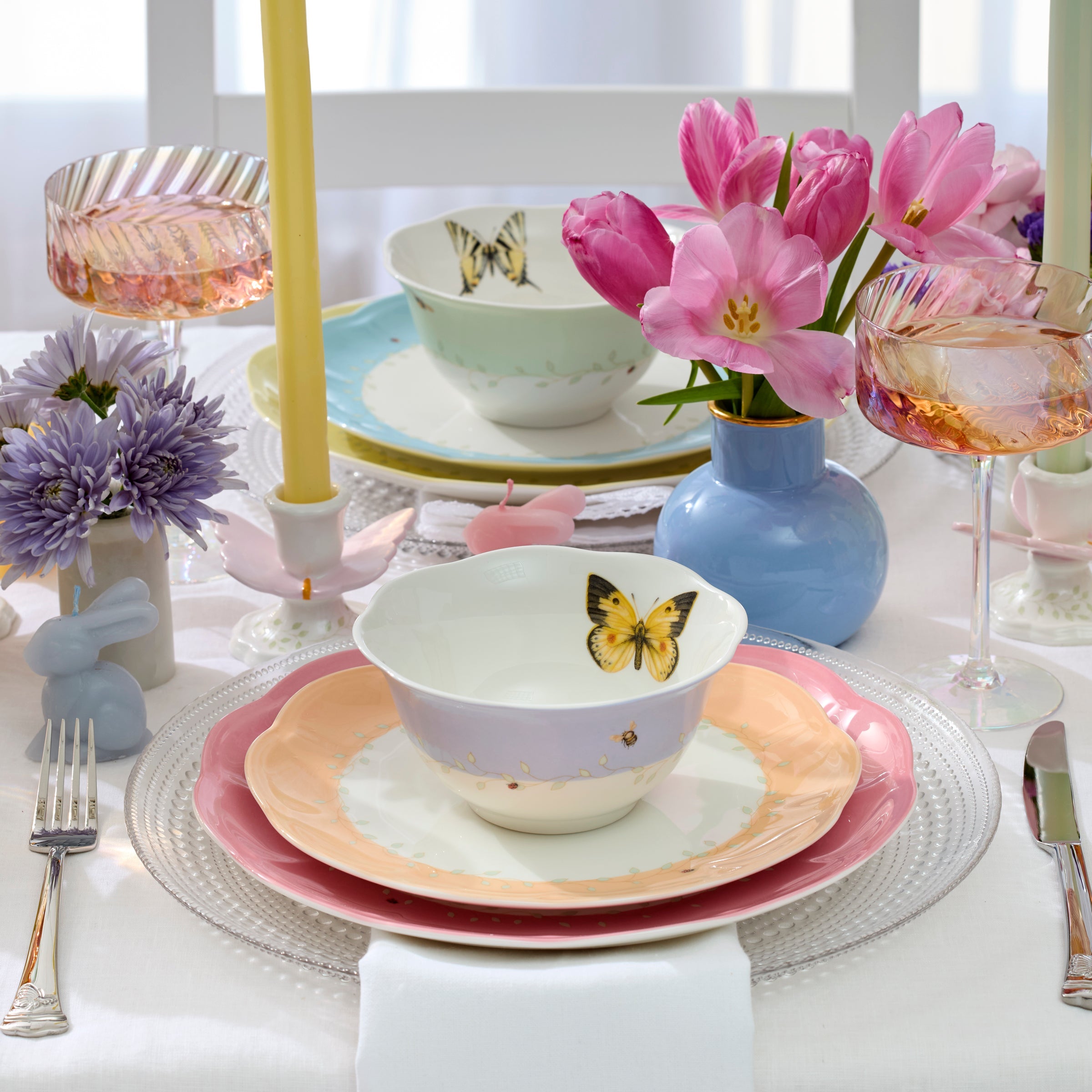 Lenox Fine Lenox Fine Butterfly Meadow Colors 18-Piece Dinnerware Set - Image 8