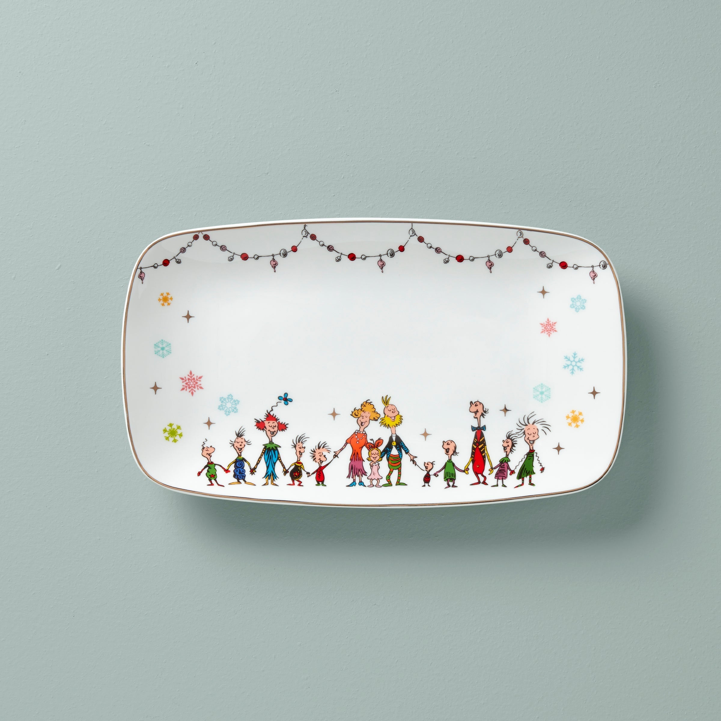 Lenox Fine Lenox Fine Merry Grinchmas Hors d'Oeuvre Tray