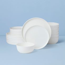Lenox Fine Lenox Fine Modern White 18-Piece Dinnerware Set