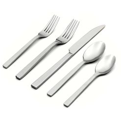 Lenox Fine Lenox Fine Chefs Table Hammered 45-Piece Flatware Set