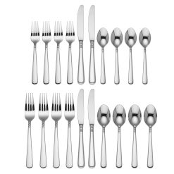 Alternative view of Lenox Fine Lenox Fine Pearl Platinum 20-Piece Flatware Set