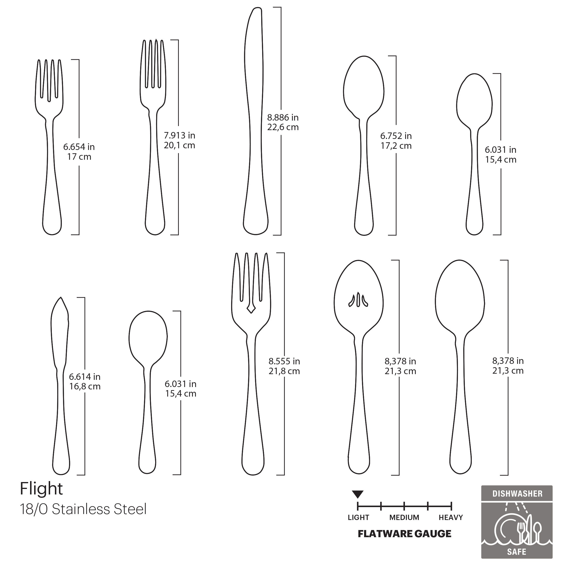 Lenox Fine Lenox Fine Flight 45-Piece Flatware Set - Image 4