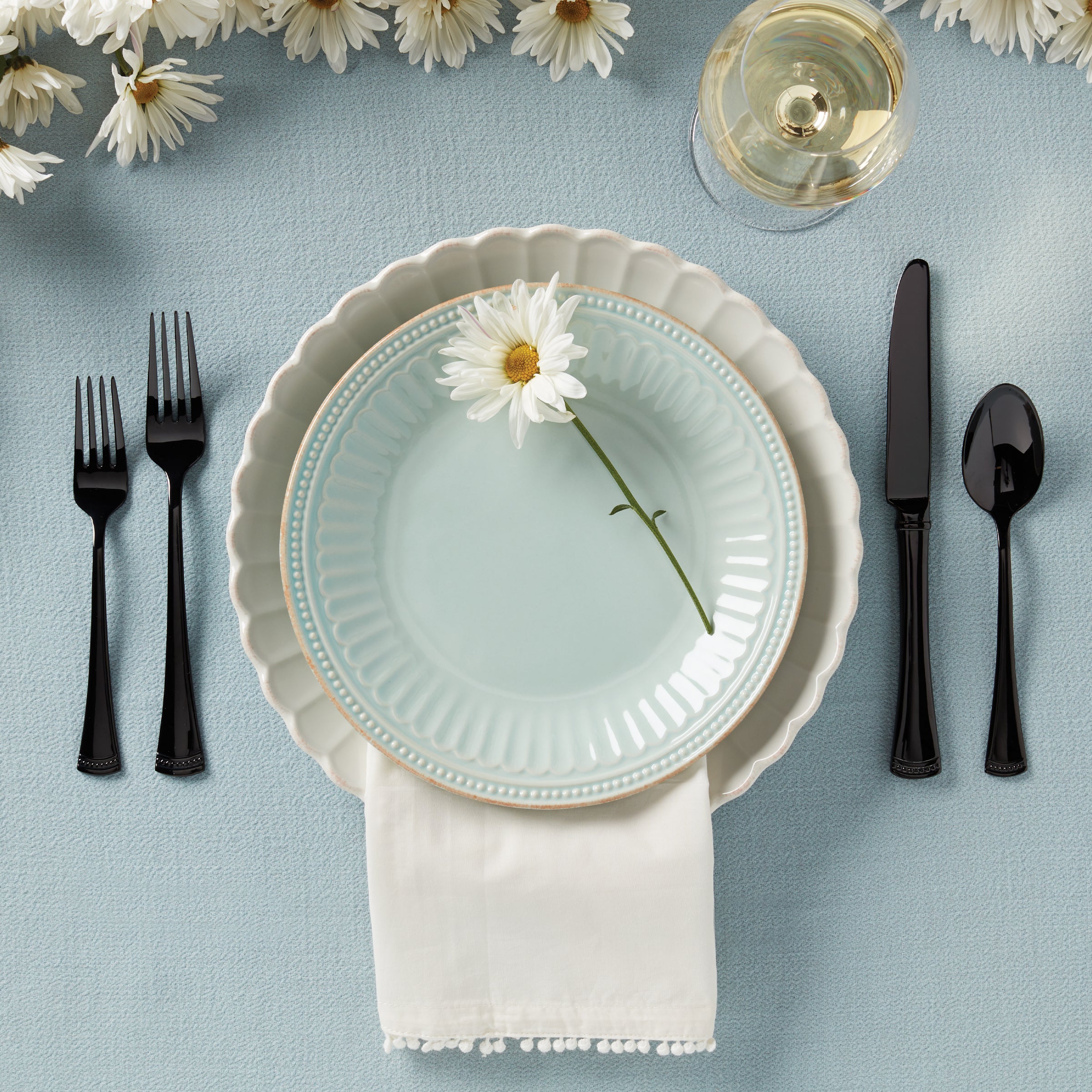 Lenox Fine Lenox Fine Portola Black Mirror 20-Piece Flatware Set - Image 7