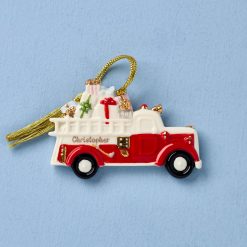 Lenox Fine Lenox Fine Personalized My Firetruck Ornament