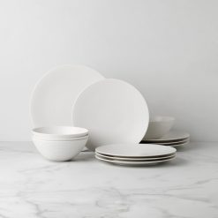 Lenox Fine Lenox Fine LX Collective White 12-Piece Dinnerware Set