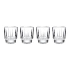 Lenox Fine Lenox Fine Estate Crystal Double Old Fashion Glasses, Set of 4