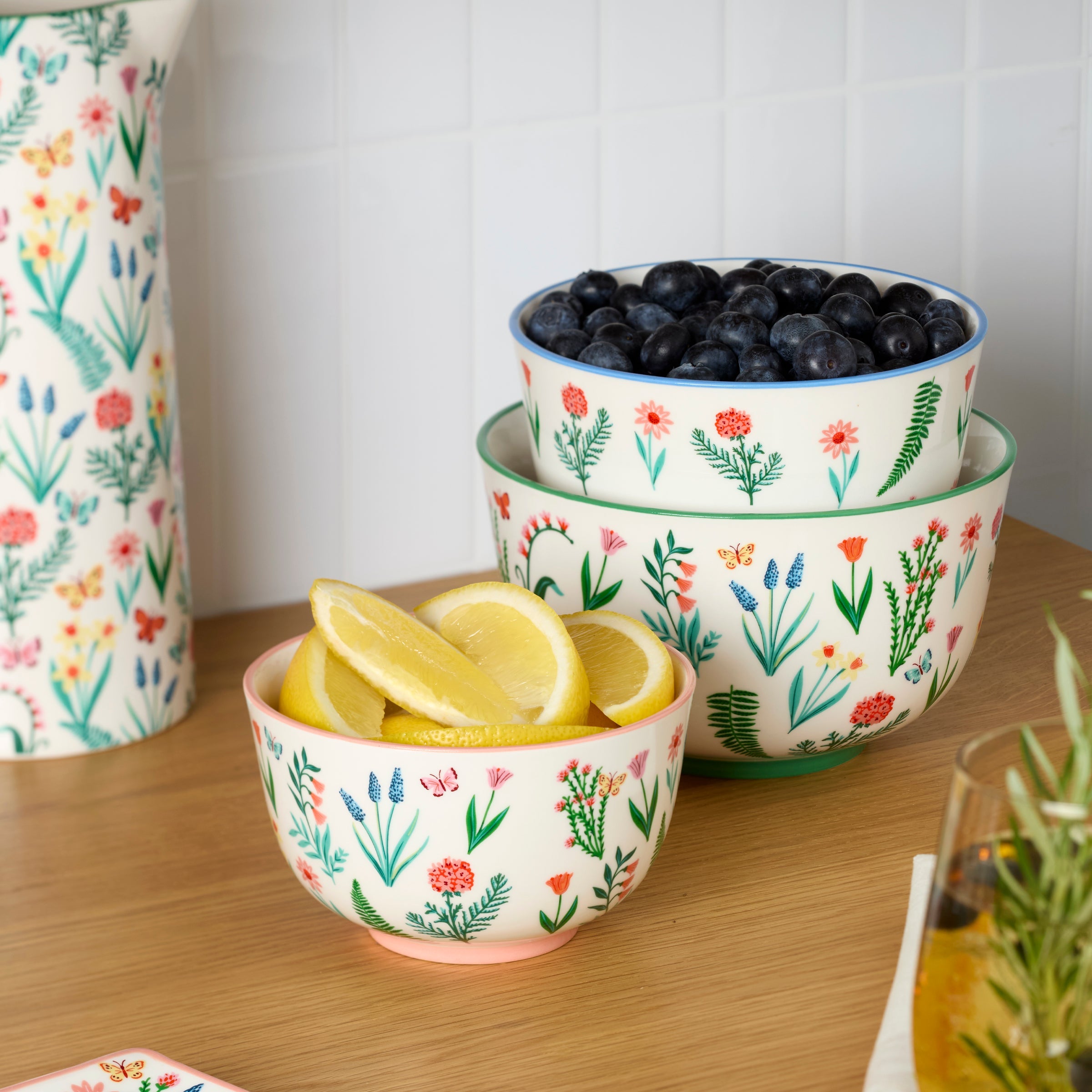 Lenox Fine Lenox Fine First Blooms 3-Piece Nesting Bowl Set - Image 5