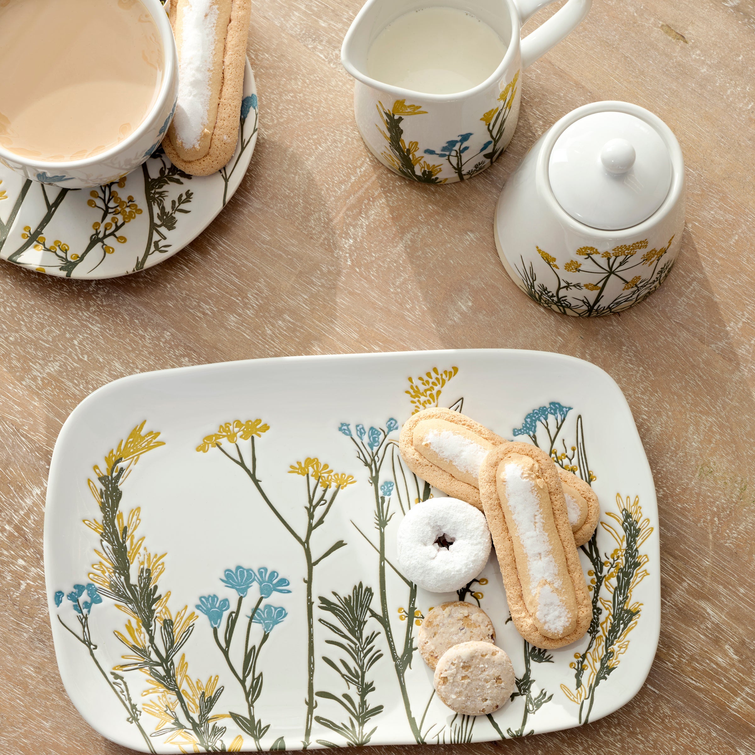 Lenox Fine Lenox Fine Wildflowers Hors D'Oeuvres Tray - Image 3