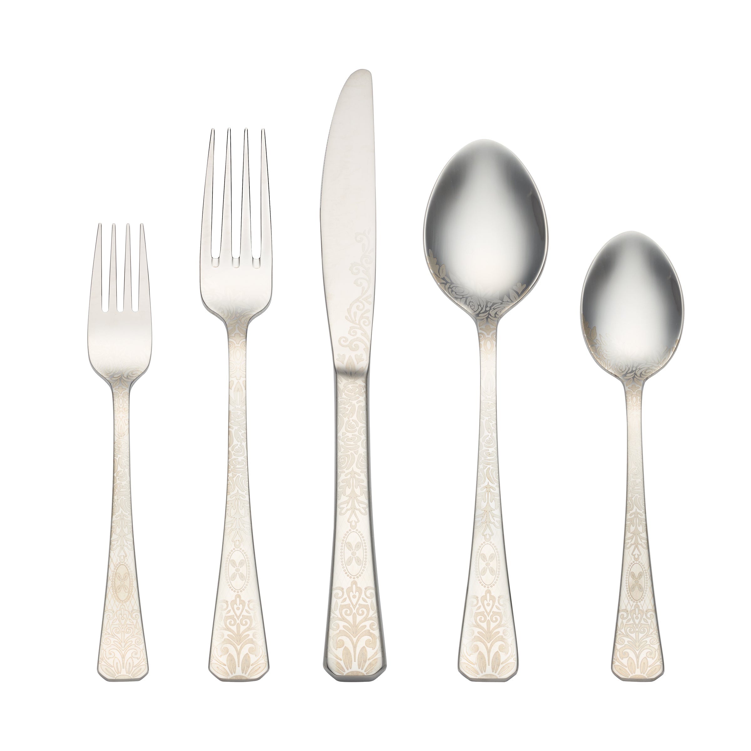 Lenox Fine Lenox Fine Floral Etch 5-Piece Place Setting