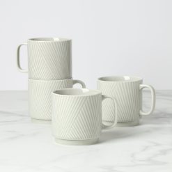 Lenox Fine Lenox Fine Modulus Vapor Mugs, Set of 4