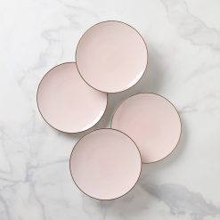 Lenox Fine Lenox Fine Trianna Blush Coupe Salad Plates, Set of 4