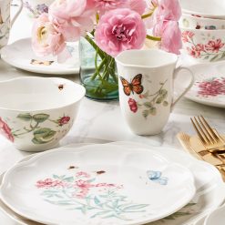 Alternative view of Lenox Fine Lenox Fine Butterfly Meadow 24-Piece Dinnerware Set