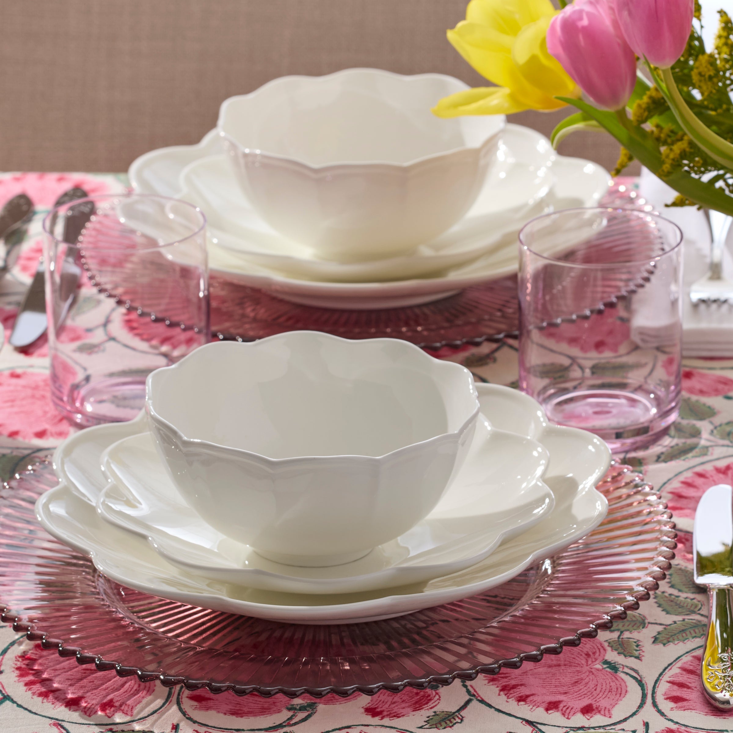 Lenox Fine Lenox Fine Studio 1414 Scallop 12-Piece Dinnerware Set - Image 6