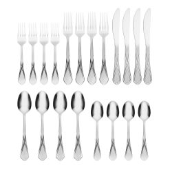 Alternative view of Lenox Fine Lenox Fine Heather Sand 20-Piece Flatware Set