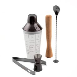 Lenox Fine Lenox Fine Black Mixology 5-Piece Tool Set