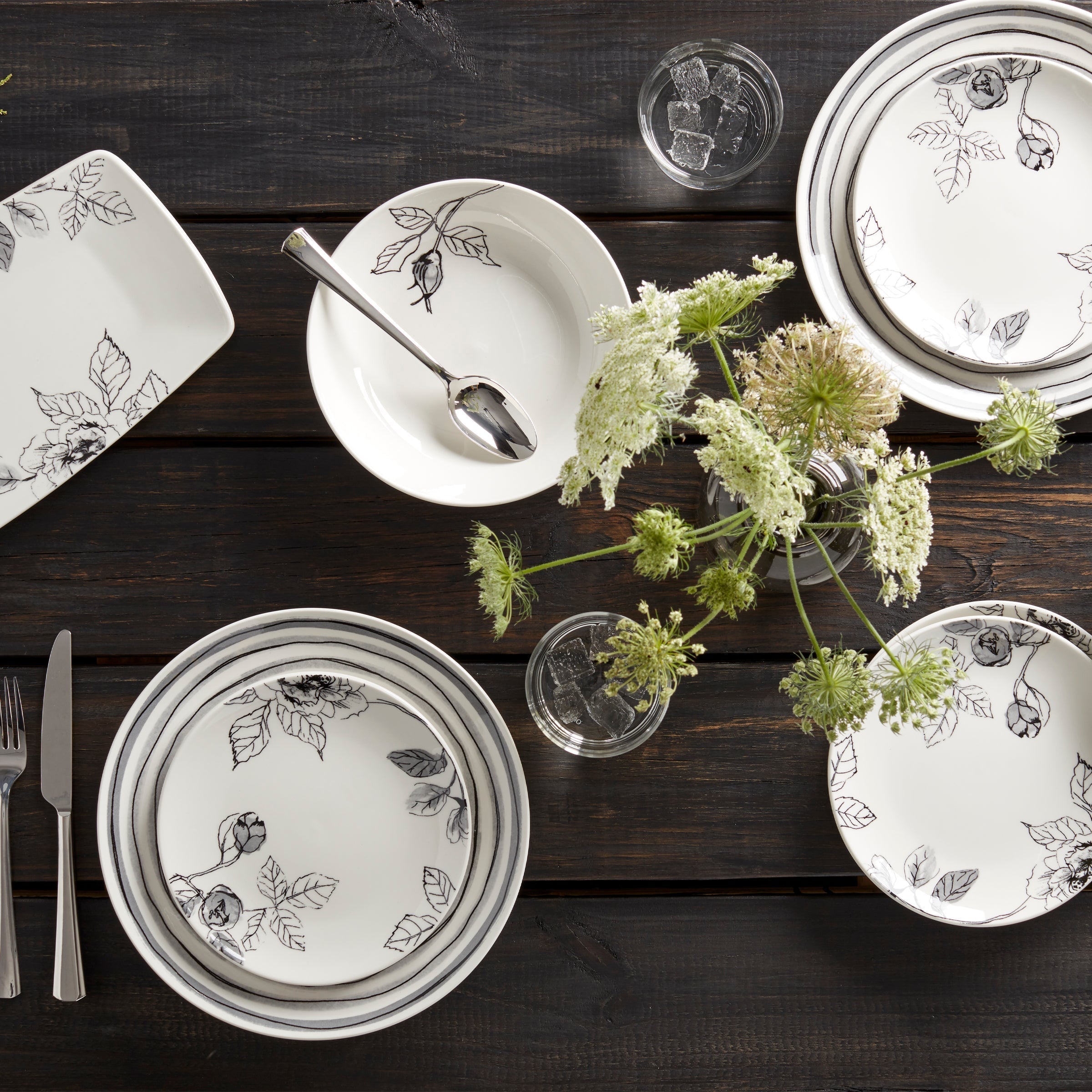 Lenox Fine Lenox Fine Sketchbook 12-Piece Dinnerware Set - Image 3