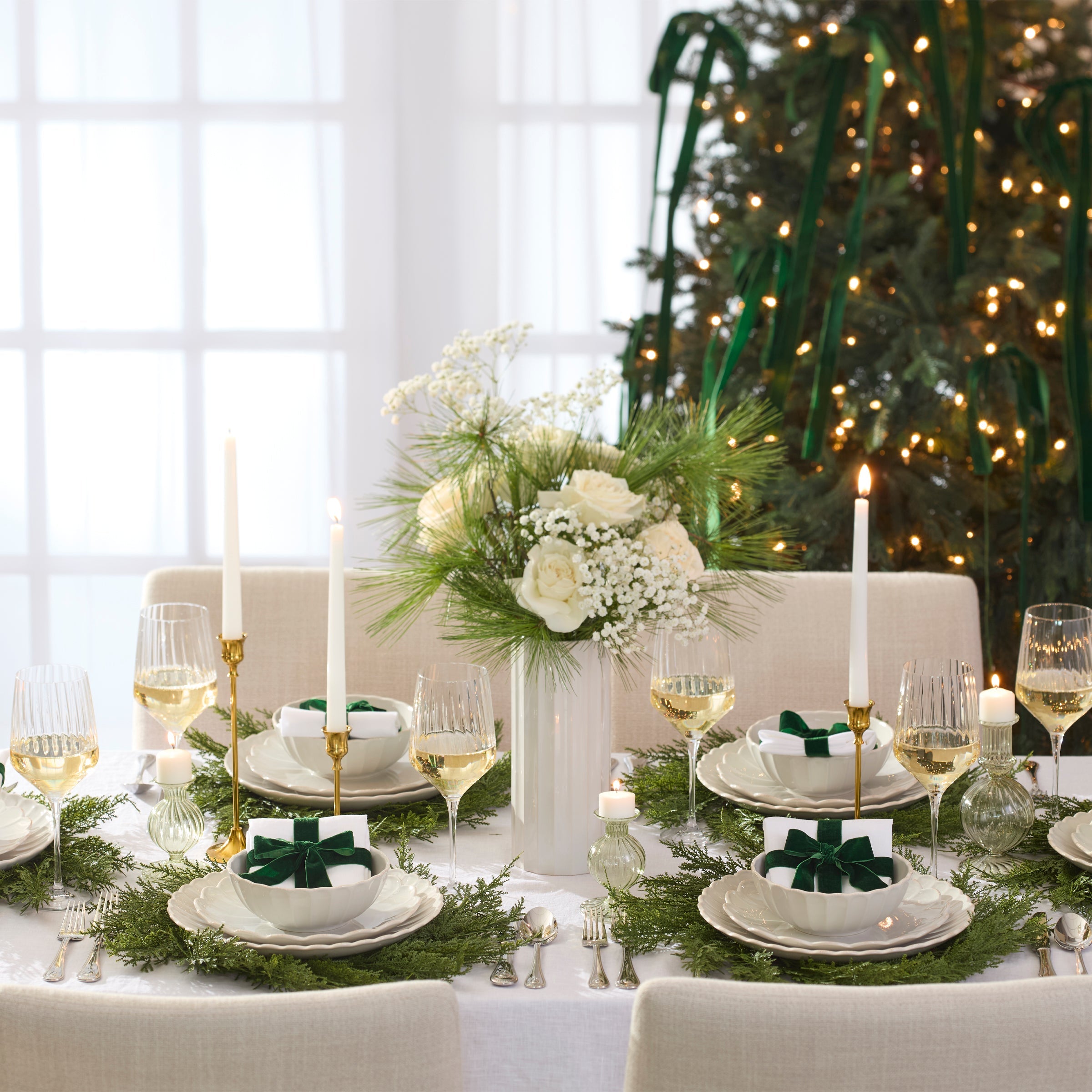 Lenox Fine Lenox Fine French Perle Scallop White All-Purpose Bowls, Set of 4 - Image 2