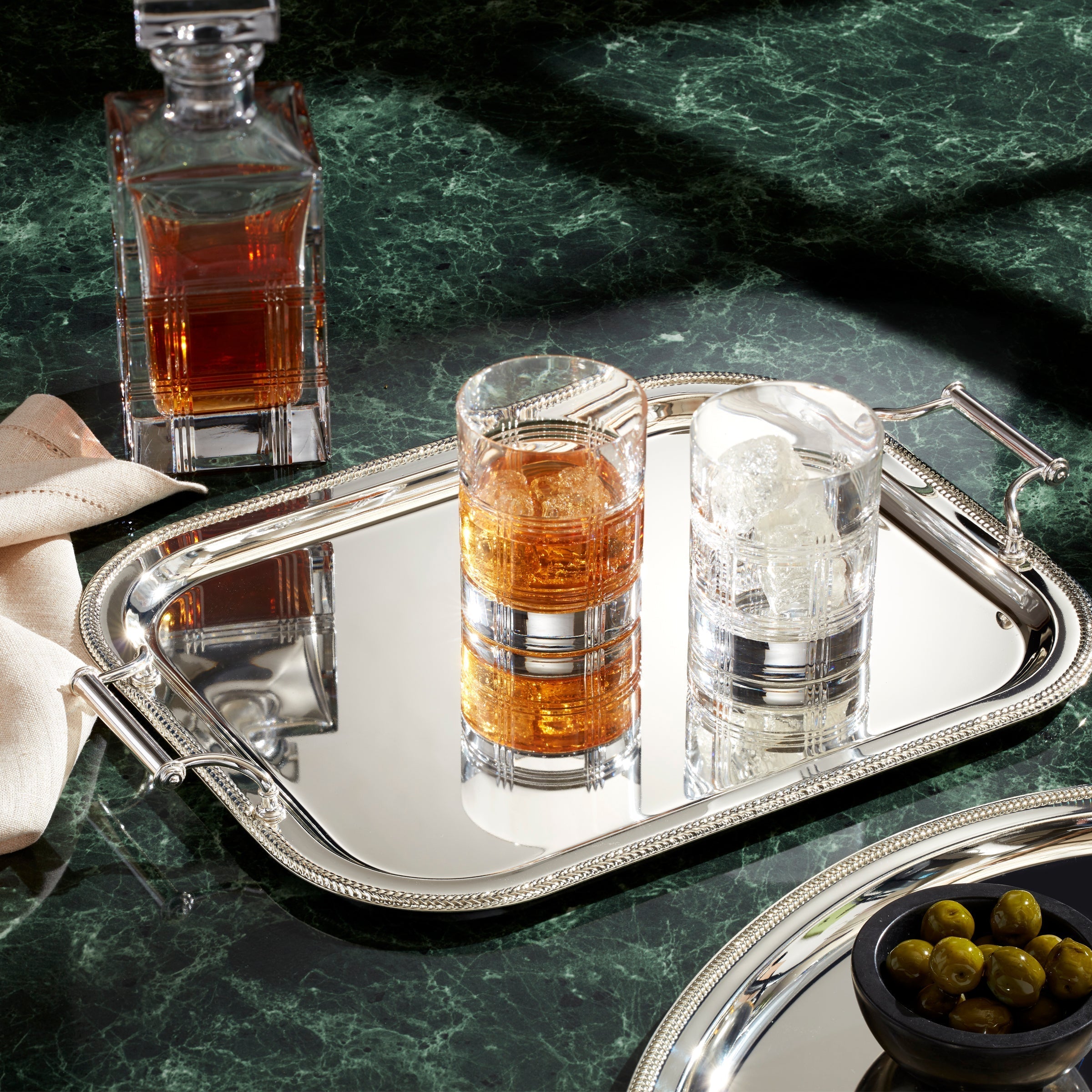 Lenox Fine Lenox Fine Silverplate Rectangular Tray With Handles - Image 3