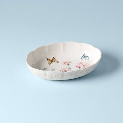 Alternative view of Lenox Fine Lenox Fine Butterfly Meadow Scalloped Oval Baker