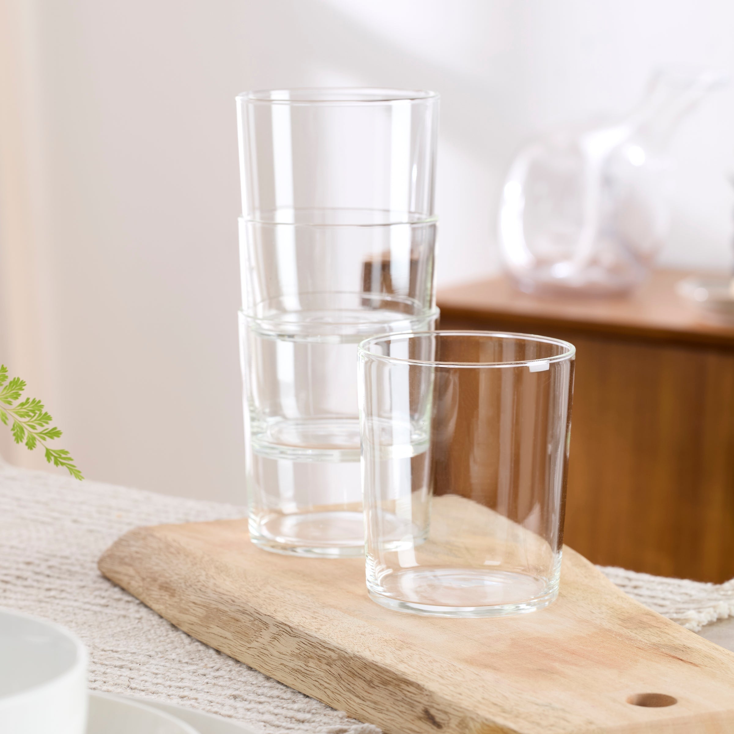 Lenox Fine Lenox Fine Stackables Clear Short & Tall Glasses 12-Piece Set - Image 2