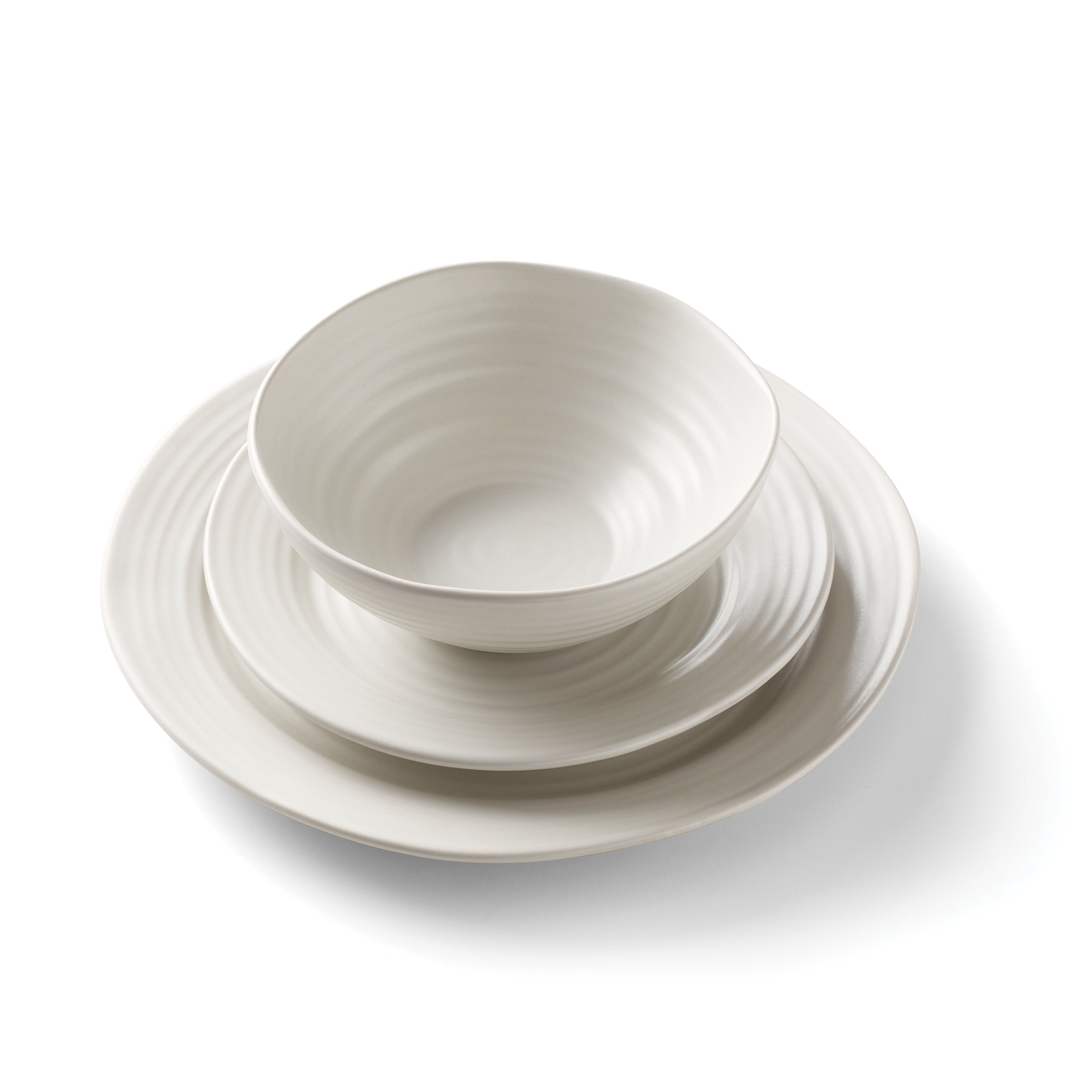 Lenox Fine Lenox Fine Ridge White 12-Piece Dinnerware Set - Image 5