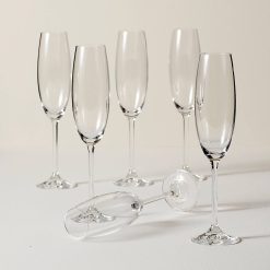 Lenox Fine Lenox Fine Tuscany Classics Champagne Flute Glasses, Set of 6