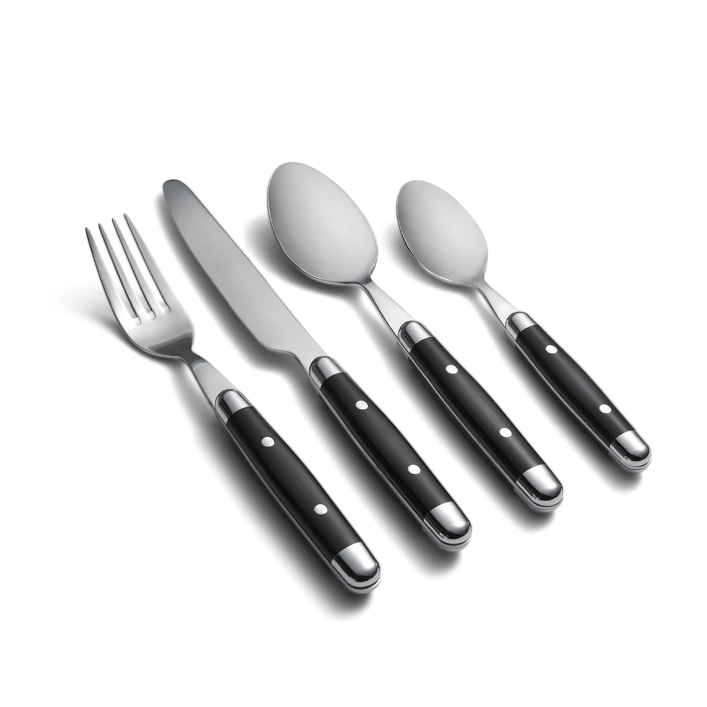 Lenox Fine Lenox Fine Jubilee Black 16-Piece Flatware Set - Image 3
