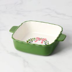 Lenox Fine Lenox Fine Evergreen Square Scallop Baking Dish