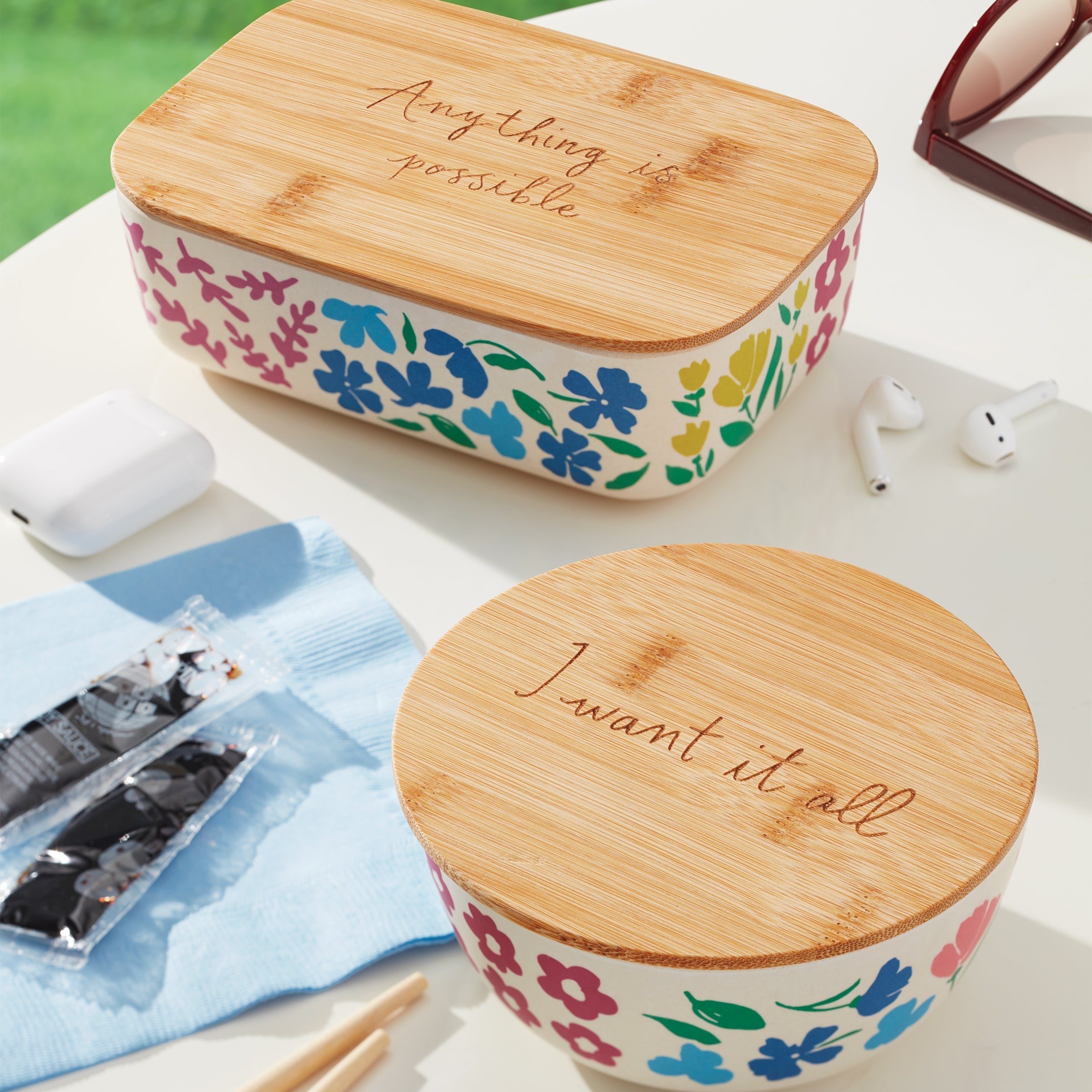 Lenox Fine Lenox Fine Floral Fields 2-Piece Container Set - Image 4