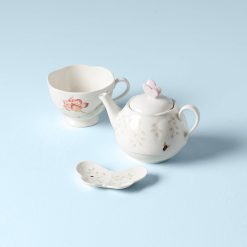 Alternative view of Lenox Fine Lenox Fine Butterfly Meadow 3-Piece Tea Set