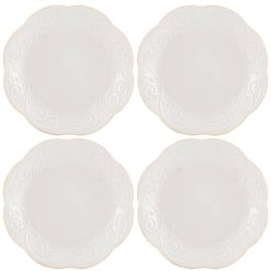 Alternative view of Lenox Fine Lenox Fine French Perle White 4-Piece Dessert Set