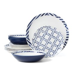 Lenox Fine Lenox Fine Harbour 12-Piece Dinnerware Set