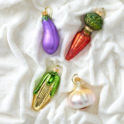 Alternative view of Lenox Fine Lenox Fine Retro Blown Glass Eggplant Ornament