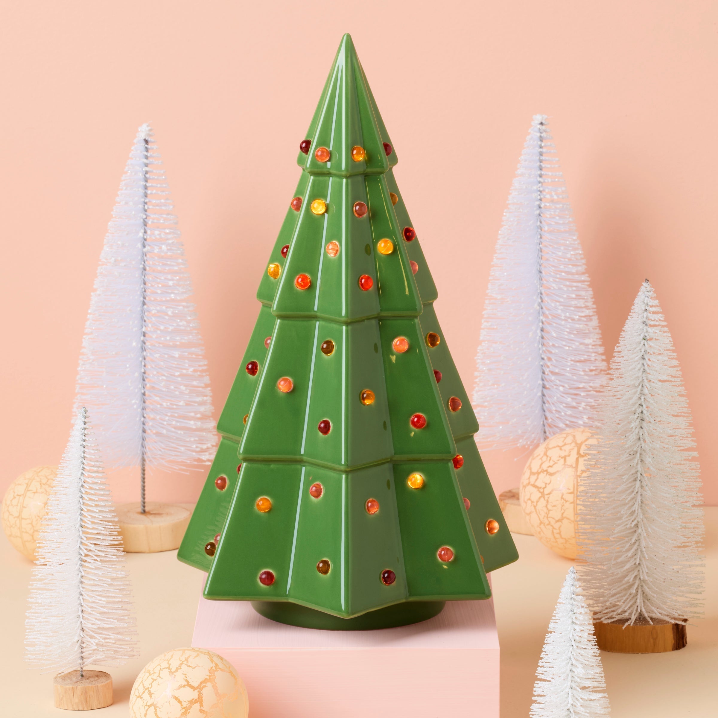 Lenox Fine Lenox Fine Evergreen Large Lit Tree Figurine - Image 5