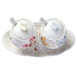 Alternative view of Lenox Fine Lenox Fine Butterfly Meadow 5-Piece Condiment Set