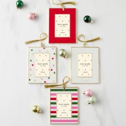 Alternative view of Lenox Fine Lenox Fine Be Jolly Stripe Mini Frame Ornament