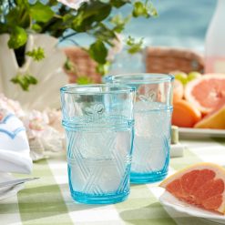 Alternative view of Lenox Fine Lenox Fine Butterfly Meadow Blue Tall Glasses, Set of 4