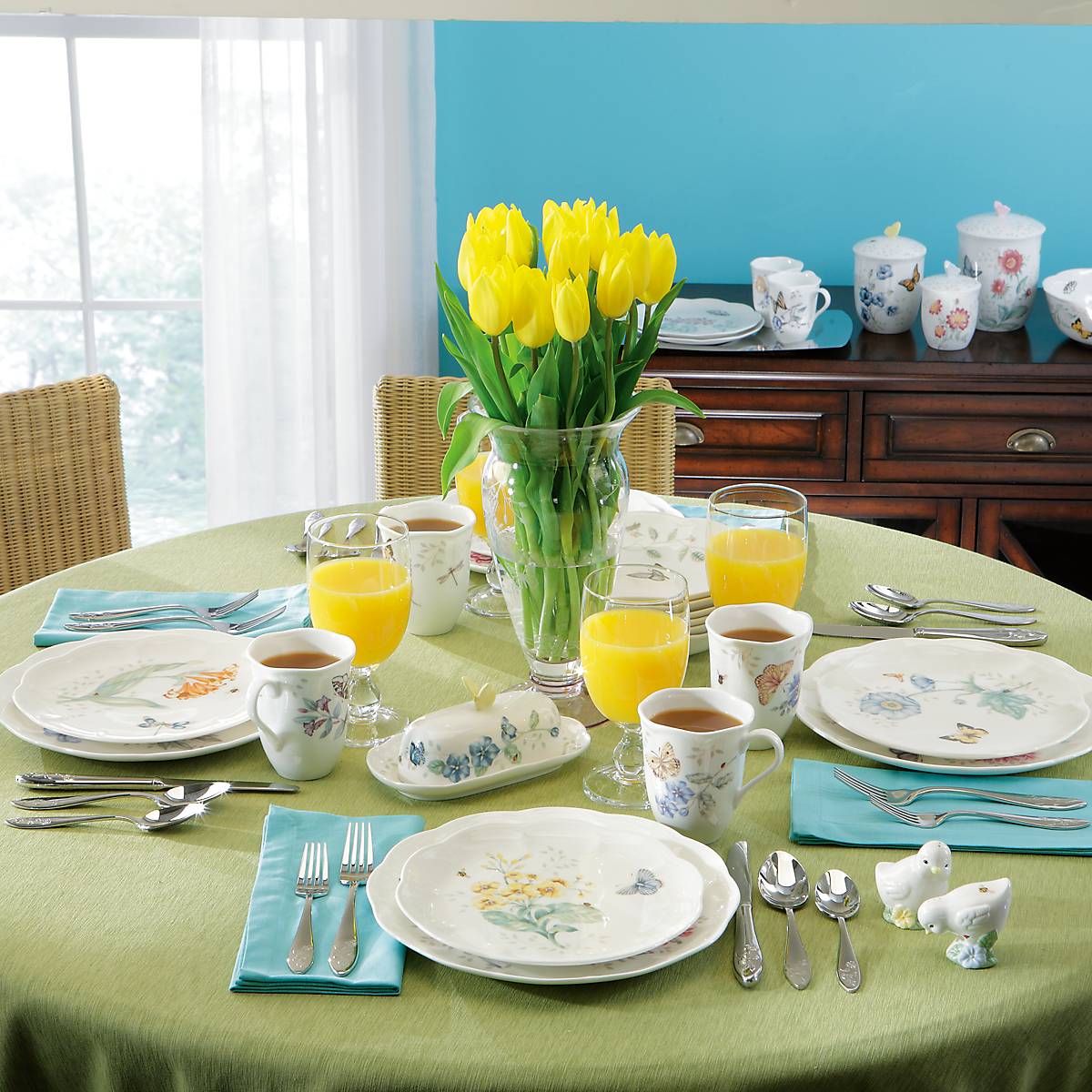 Lenox Fine Lenox Fine Butterfly Meadow 4-Piece Place Setting - Image 6