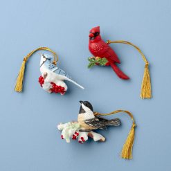 Lenox Fine Lenox Fine Winter Birds Ornaments, Set of 3