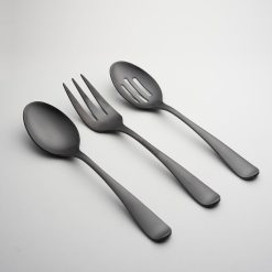 Lenox Fine Lenox Fine Rhiannon Black Satin 3-Piece Hostess Set