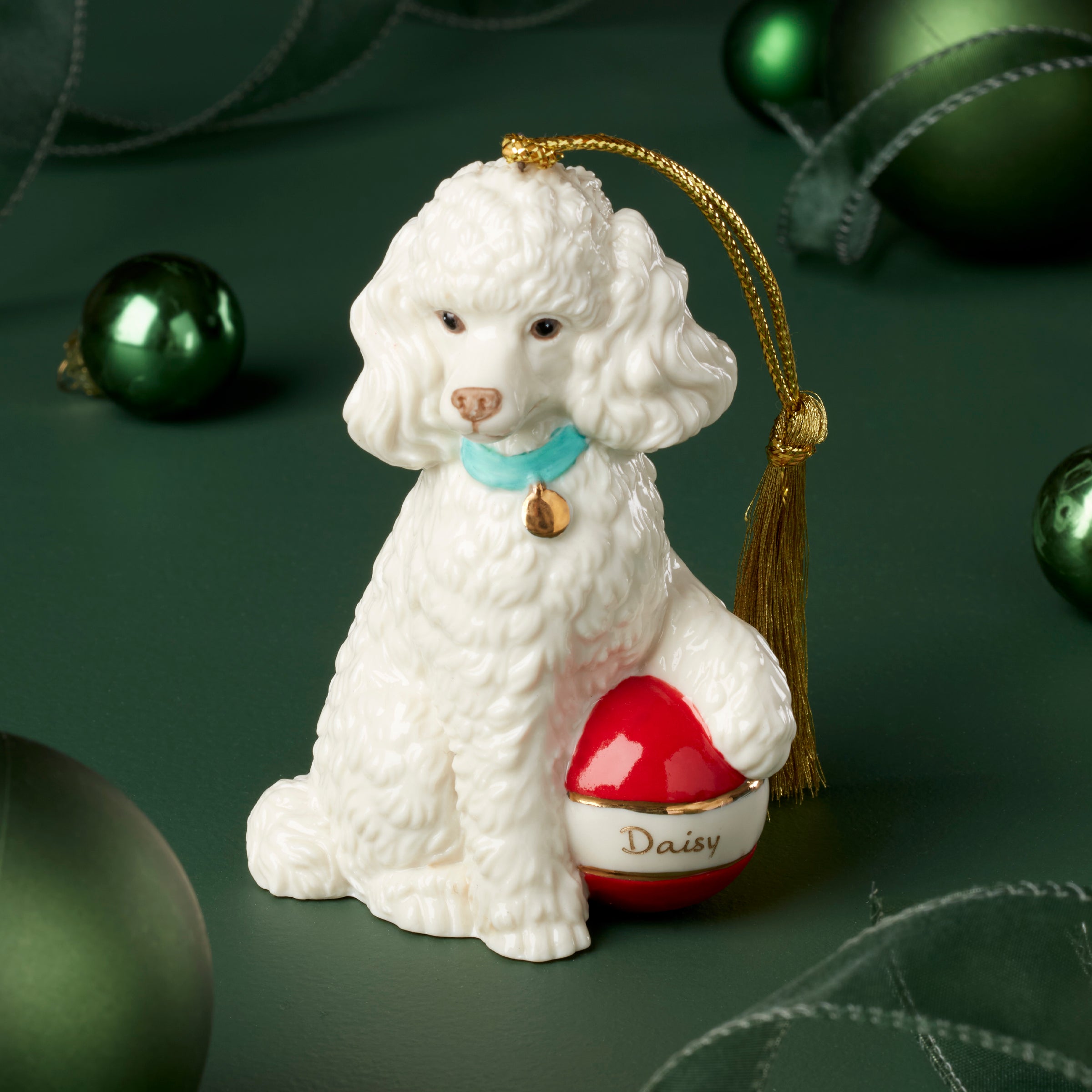 Lenox Fine Lenox Fine Personalized Poodle Ornament - Image 4