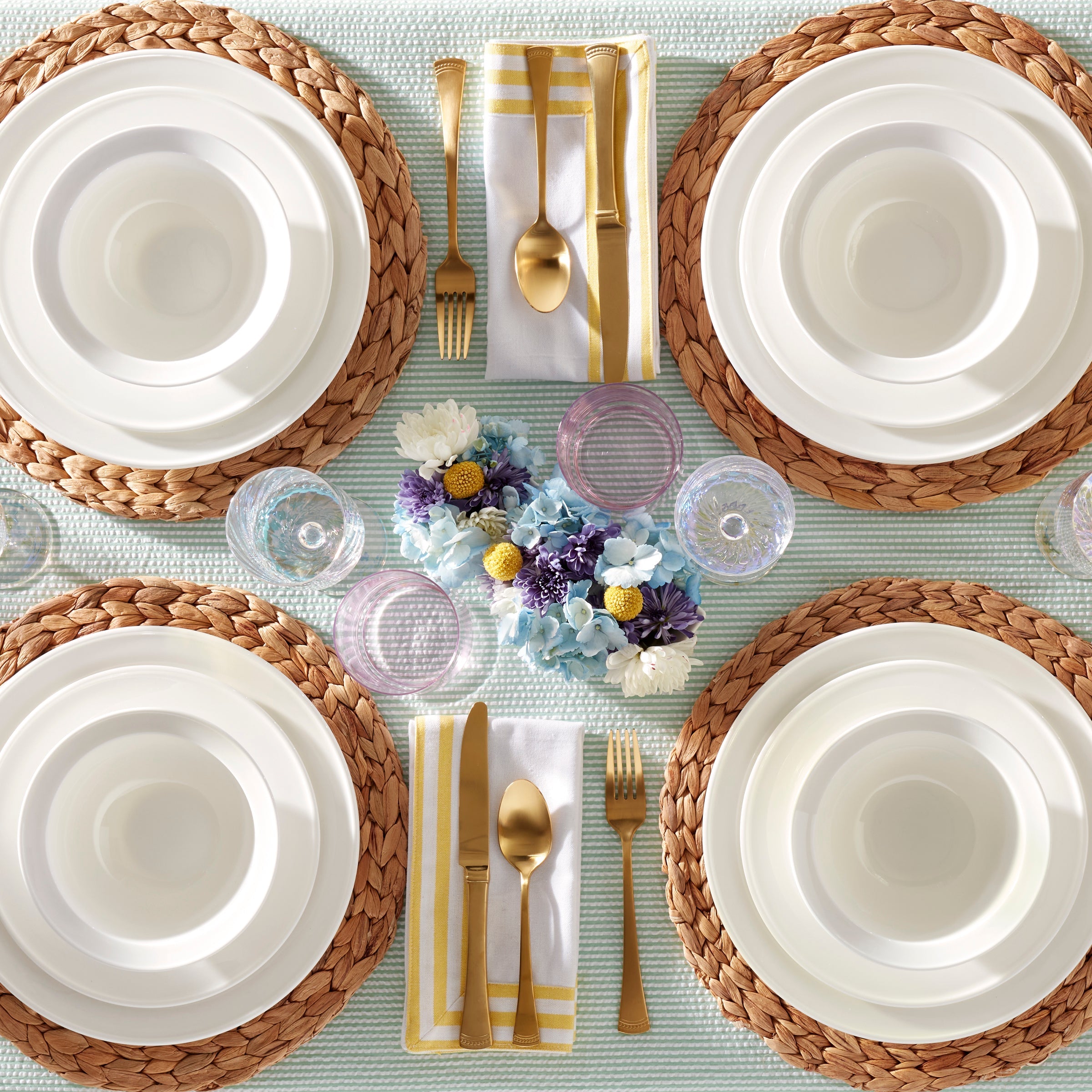 Lenox Fine Lenox Fine Studio 1414 Rimmed 16-Piece Dinnerware Set - Image 2