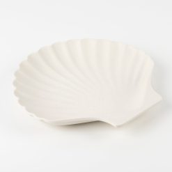 Alternative view of Lenox Fine Lenox Fine Bamboo Natural Shell Plates, Set of 6