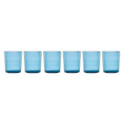 Lenox Fine Lenox Fine Bunny Hop Stackable Blue Tall Glasses, Set of 6