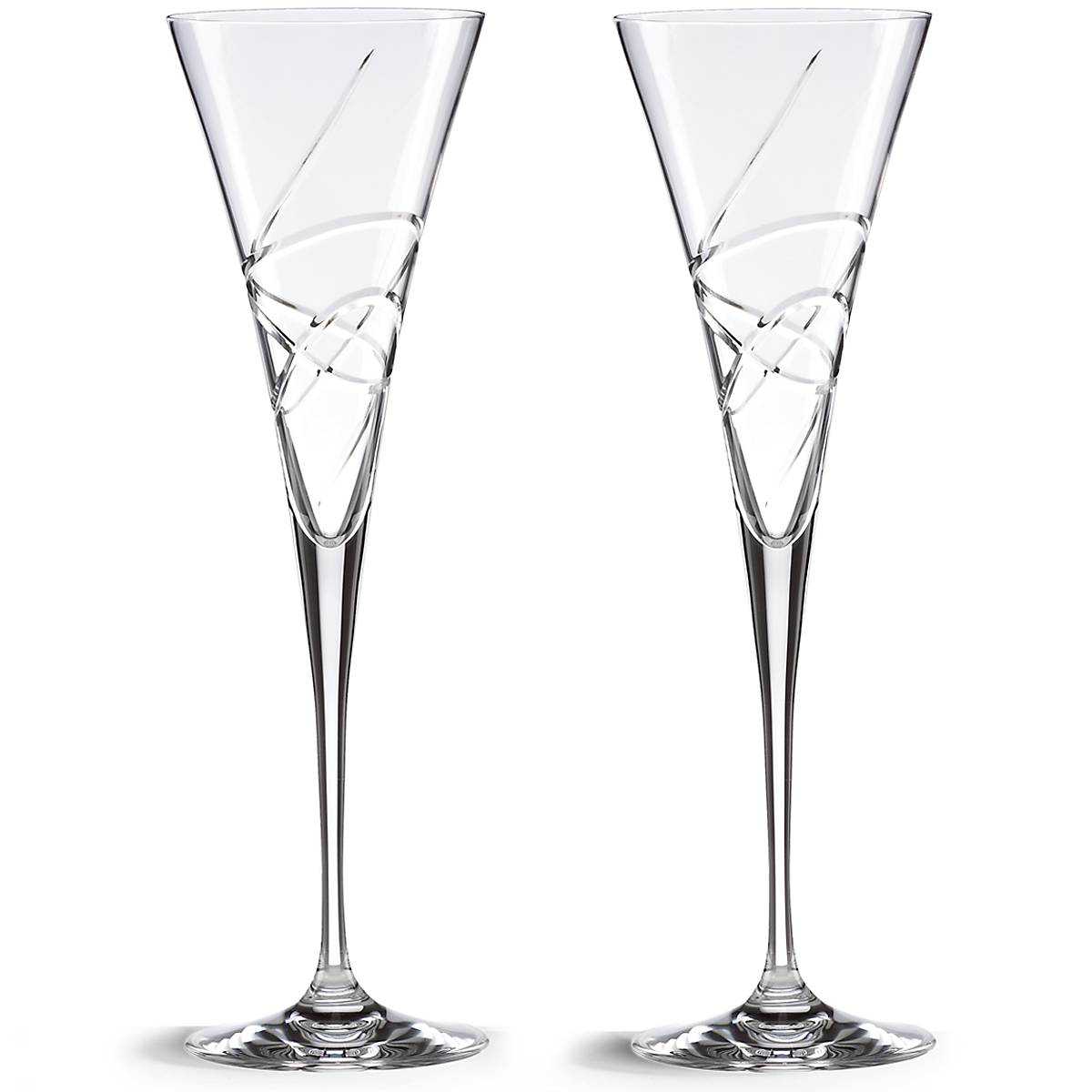 Lenox Fine Lenox Fine Adorn Crystal 2-Piece Toasting Flute Set