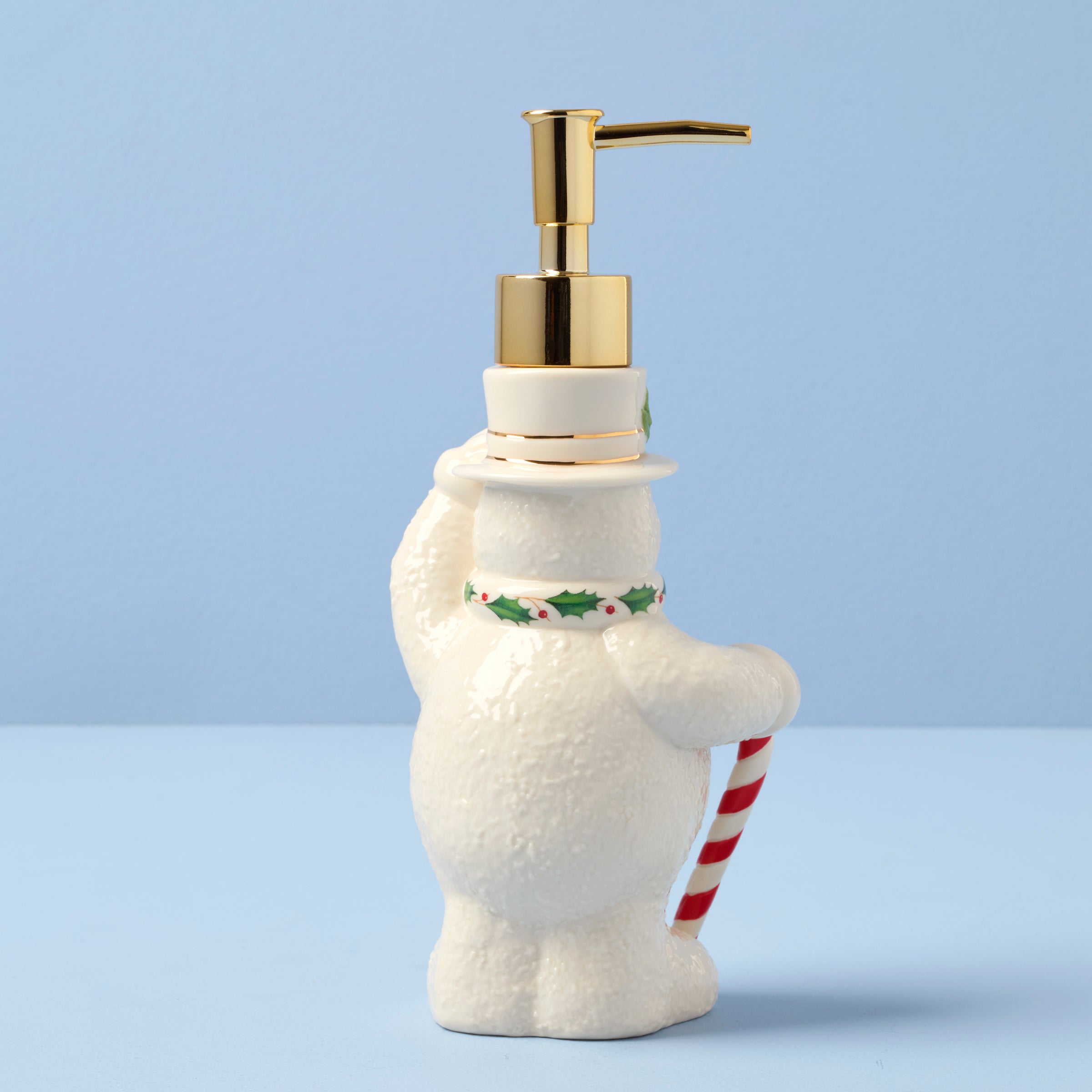 Lenox Fine Lenox Fine Happy Holly Days Snowman Soap Dispenser - Image 2